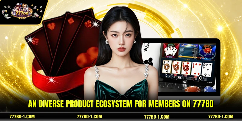 An diverse product ecosystem for members on 777BD