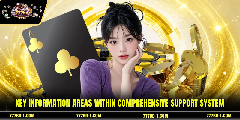 Key information areas within comprehensive support system