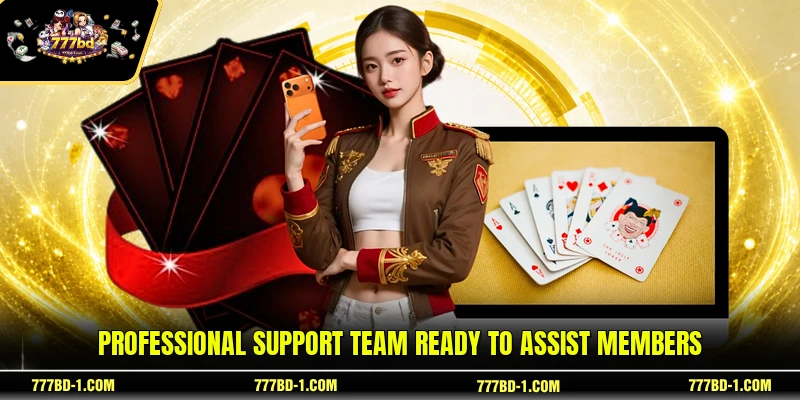 Professional support team ready to assist members